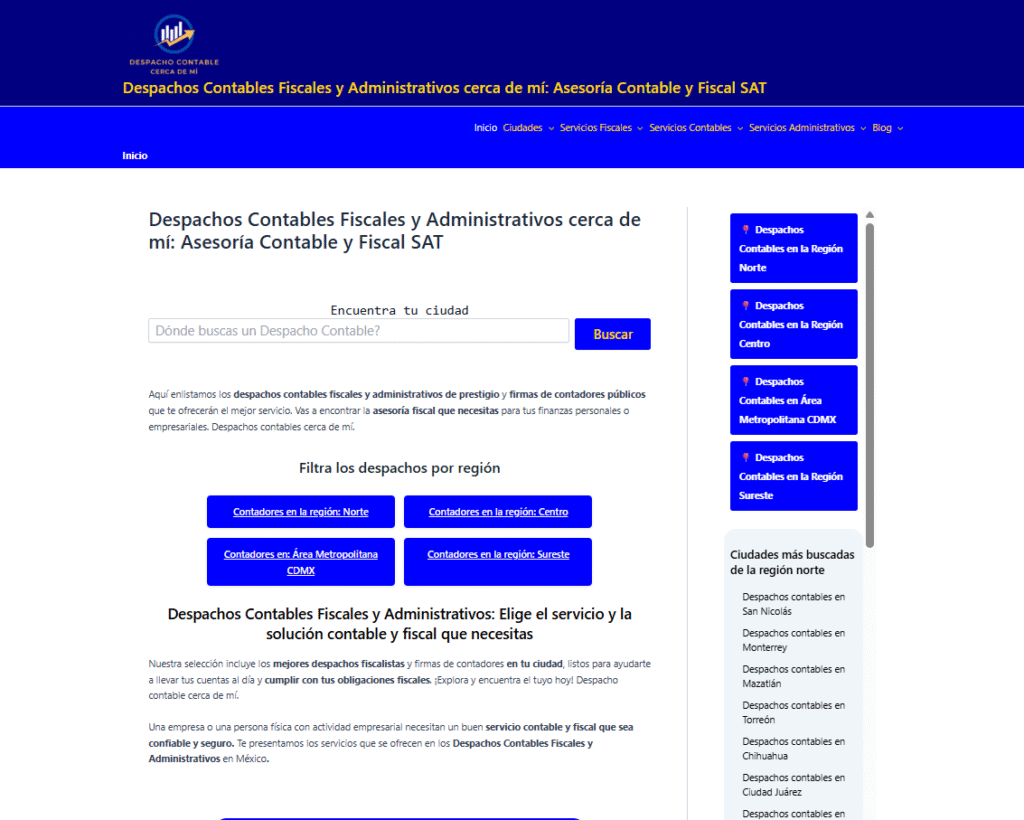 despacho contable cerca