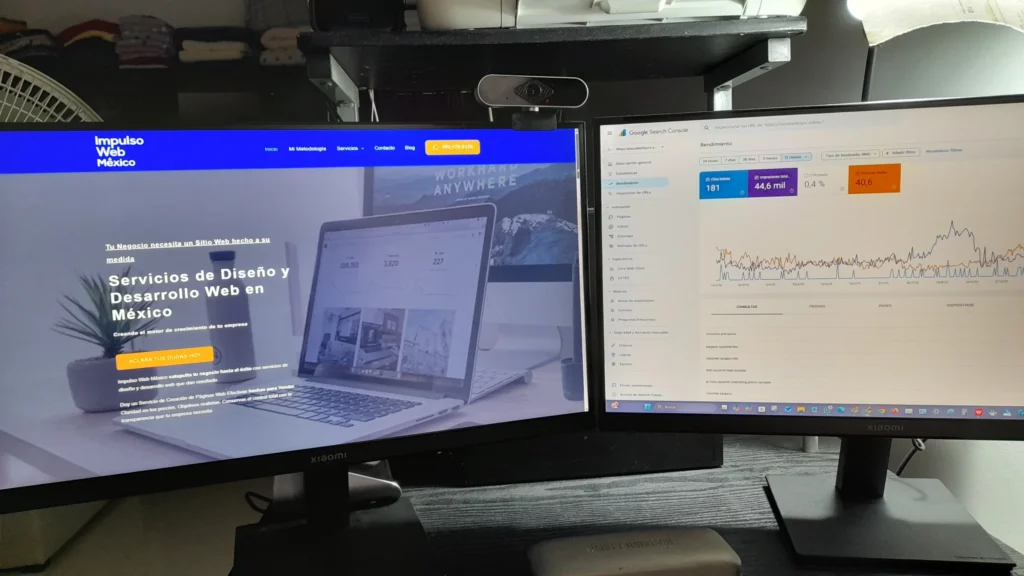 Imagen ilustrativa para los servicios de diseño y desarrollo web