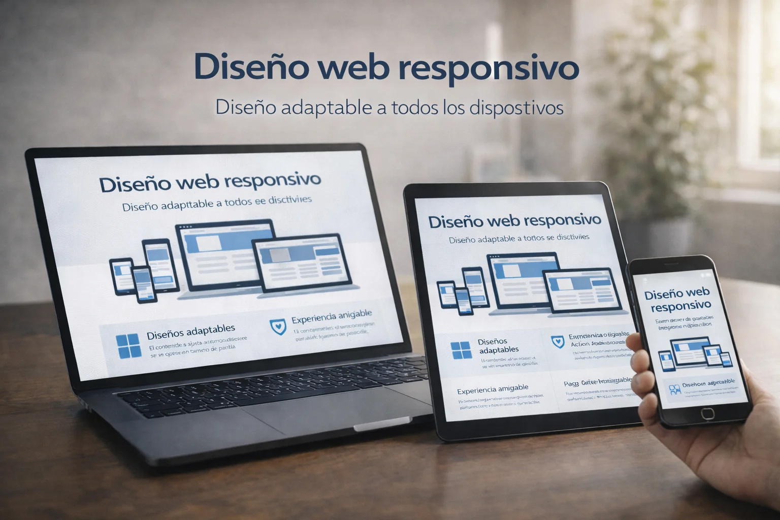 Diseño web responsivo Ilustración para diseño y desarrollo web responsivo