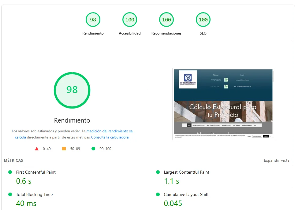 Core web Vitals Imagen de Core Web Vitals