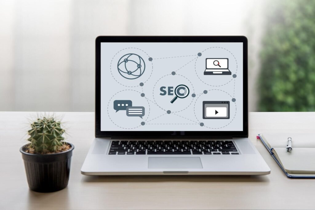 Imagen para ilustrar un paquete de diseño web y SEO