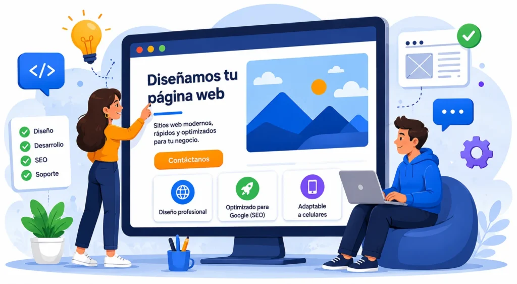 Qué es un paquete de diseño web en México Imagen para ilustrar qué es un paquete de diseño web