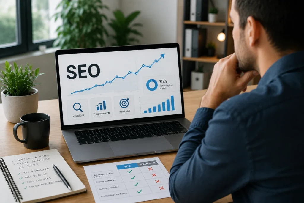 ¿Merece la pena pagar por servicios de SEO? Imagen para ilustrar el artículo acerca de si merece la pana pagar por servicios de SEO
